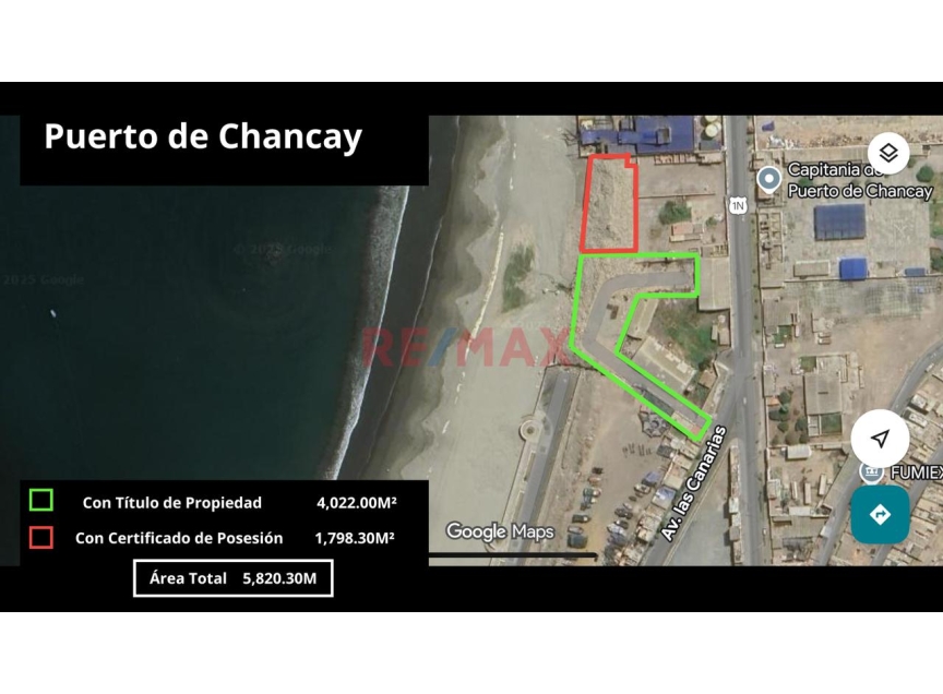 terreno - venta - Area: 5820.30m2 - Oportunidad Estratégica De Inversión En Chancay – Zona De Mayor Proyección Del Perú