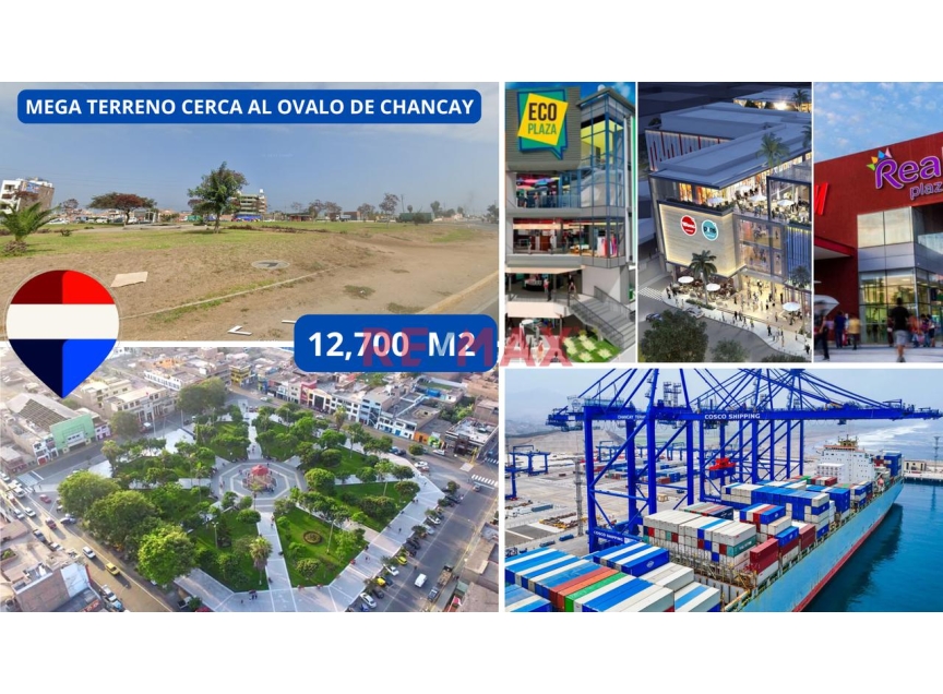 terreno - venta - Area: 12700.00m2 - Venta De Mega Terreno En La Misma Panamericana Norte Km 83.5 – Chancay