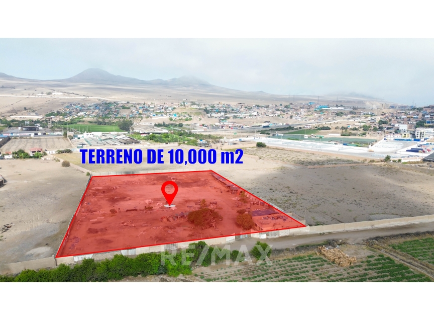  -  - Area: 10000.00m2 - Terreno Industrial En Chancay 10Mil M2 Prox Mega Puerto