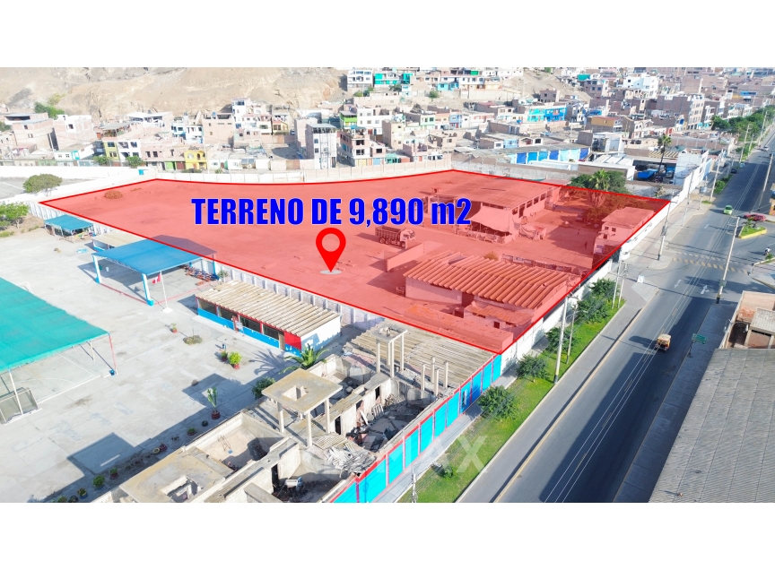 terreno - venta - Area: 9890.00m2 - Terreno Industrial En Chancay Frente Al Mega Puerto