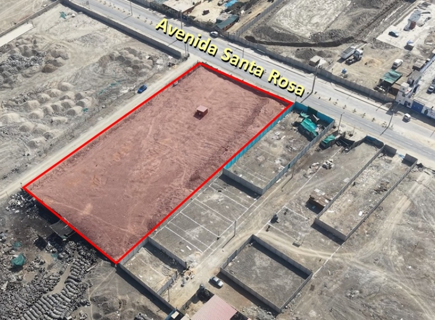 terreno - venta - Area: 4360.73m2 - Terreno Industrial en esquina Avenida Santa Rosa - Cieneguilla